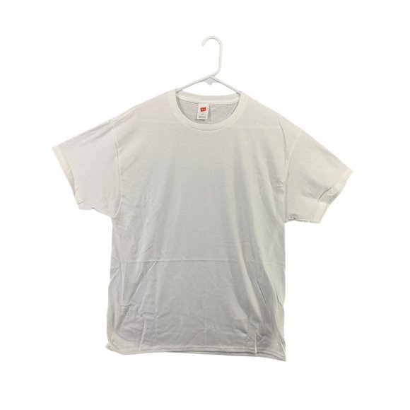 Hanes Other - NWOT Hanes Men's White T-Shirt Cotton Crew Size large set of 4